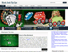 Tablet Screenshot of blackjacktipups.com